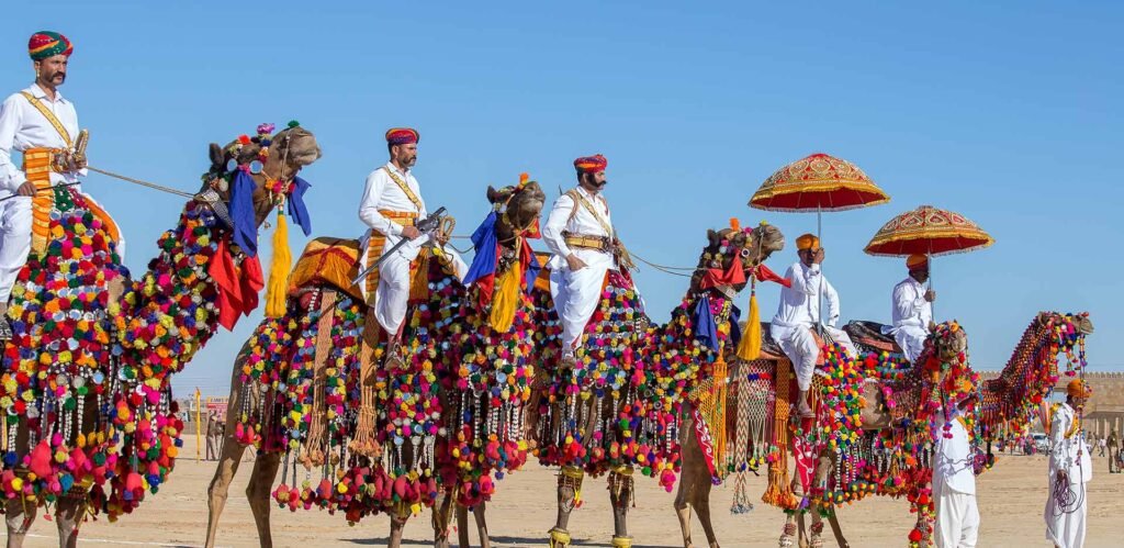 celebrate festival in jaisalmer