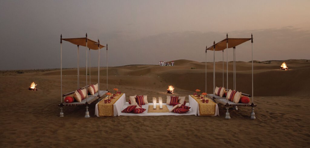 dinner on dunes
